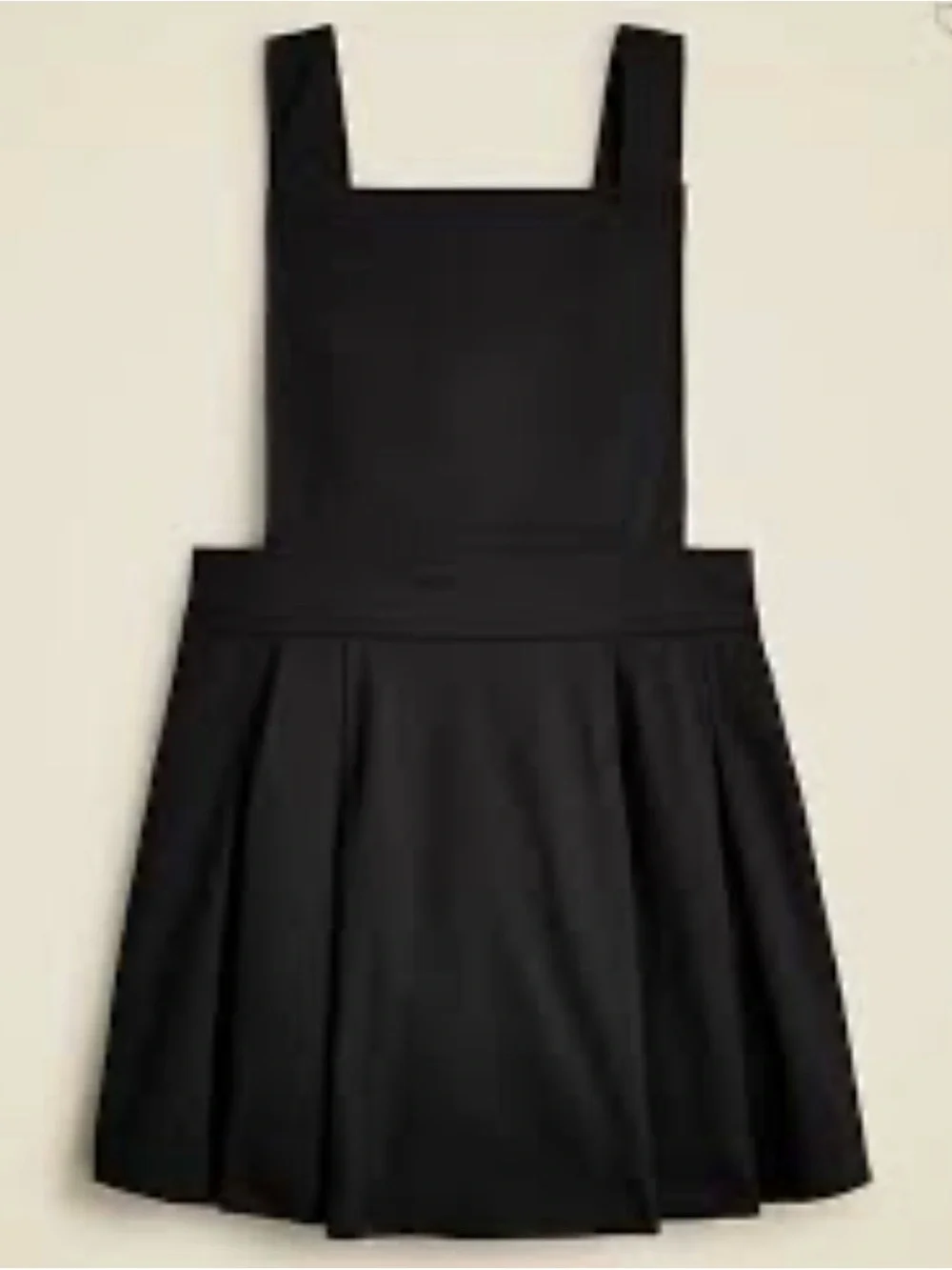 New Crewcuts Girls' Uniform Pinafore Dress size 7 classic school style